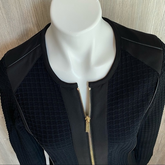 High quality Calvin Klein black full zip up jacket cardigan medium - Picture 4 of 14